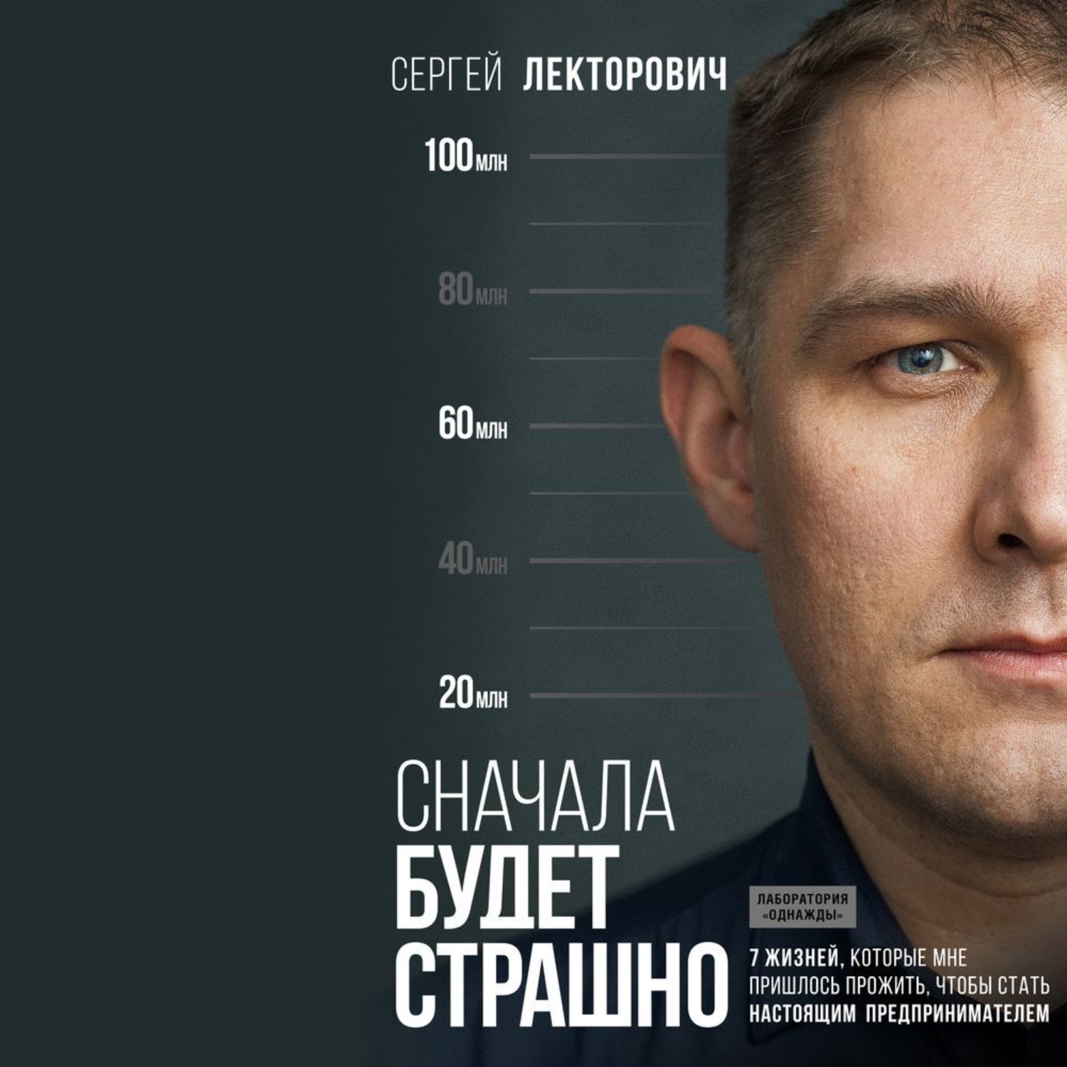 Обложка книги «Сначала будет страшно. 7 жизней, которые мне пришлось прожить, чтобы стать настоящим предпринимателем»