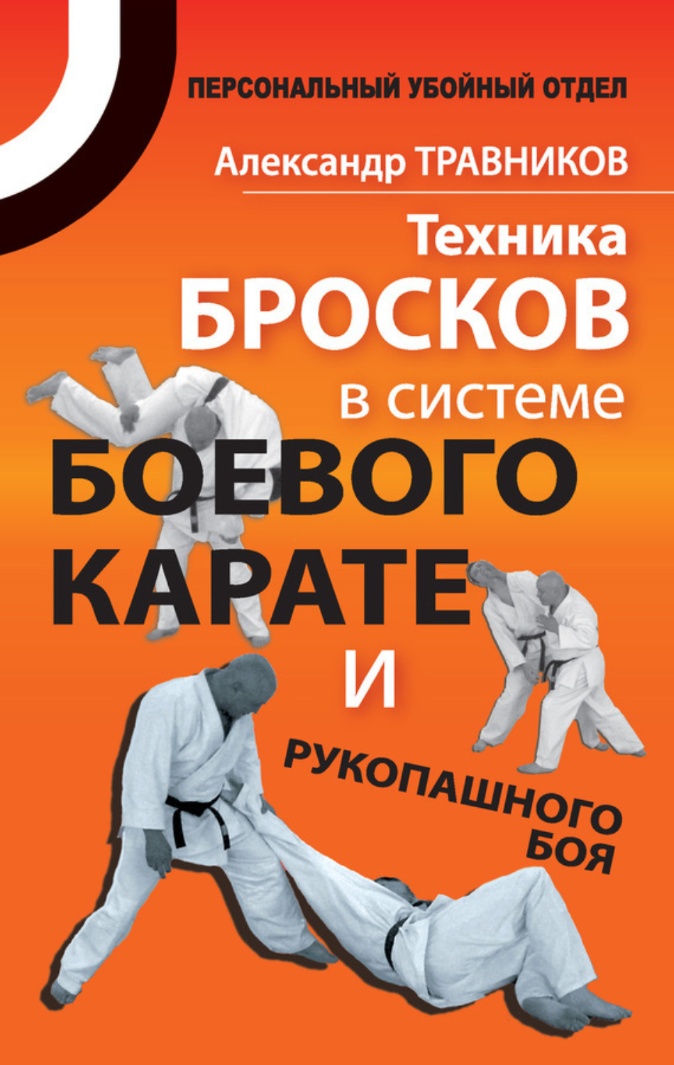 Обложка книги «Техника бросков в системе боевого карате и рукопашного боя»