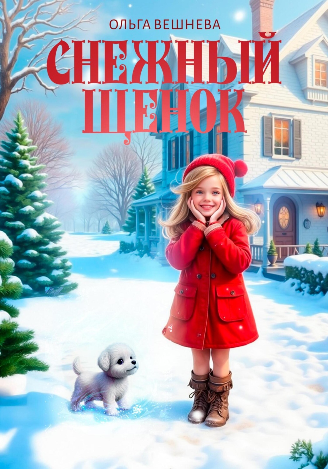 Обложка книги «Снежный щенок»