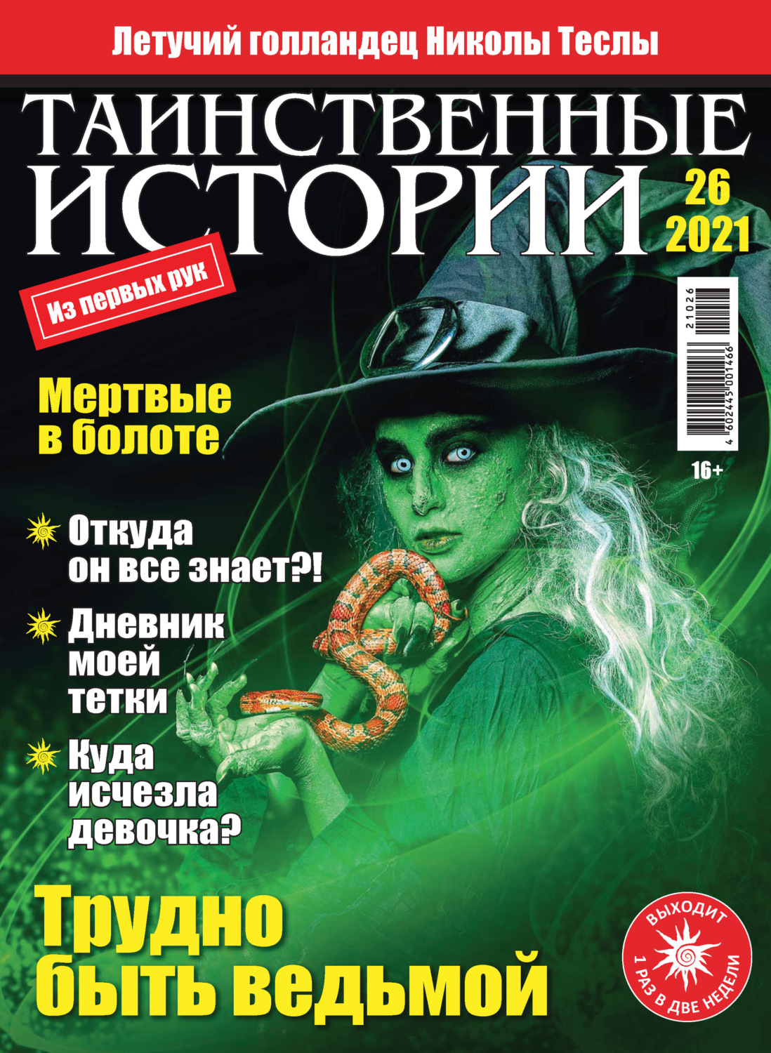 Обложка книги «Таинственные истории №26/2021»