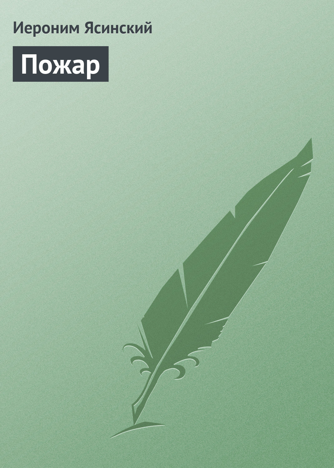 Обложка книги «Пожар»