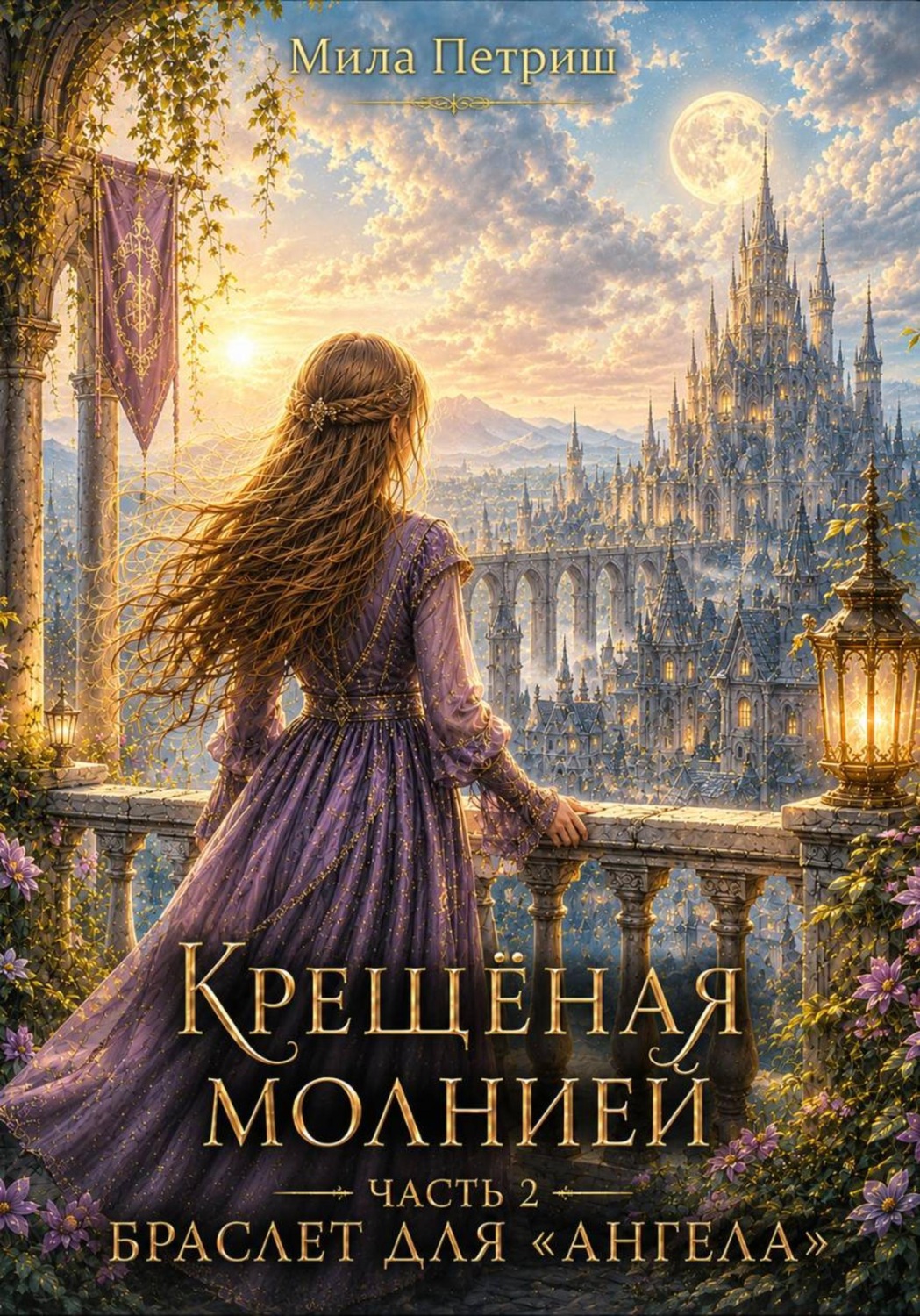 Обложка книги «Крещёная молнией. Часть 2. Браслет для «Ангела»»