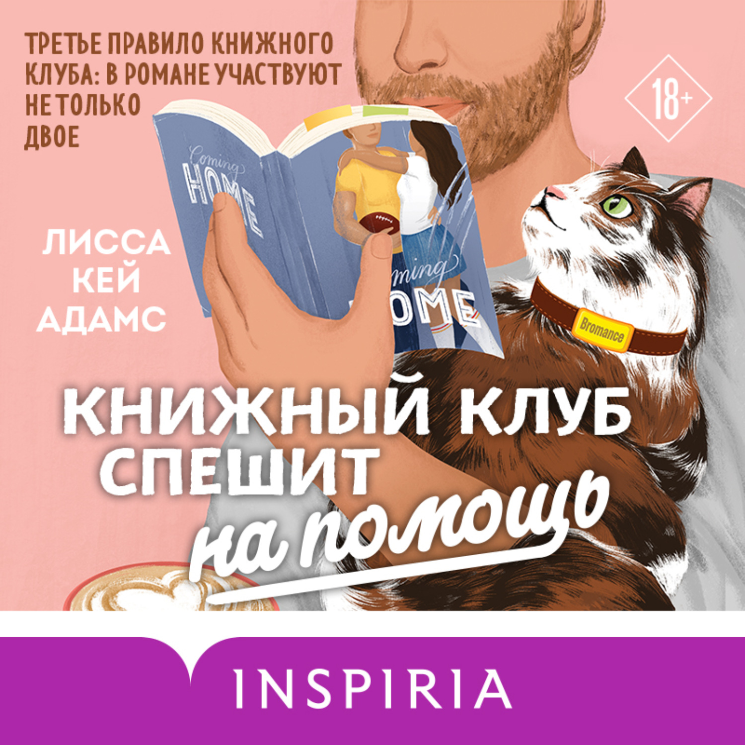 Обложка книги «Броманс. Книжный клуб спешит на помощь»