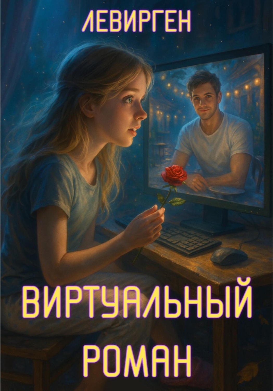 Обложка книги «Виртуальный роман»