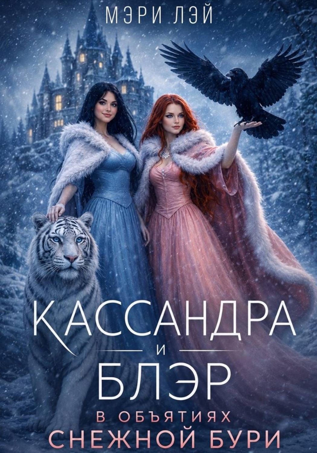 Обложка книги «Кассандра и Блэр в объятиях снежной бури»
