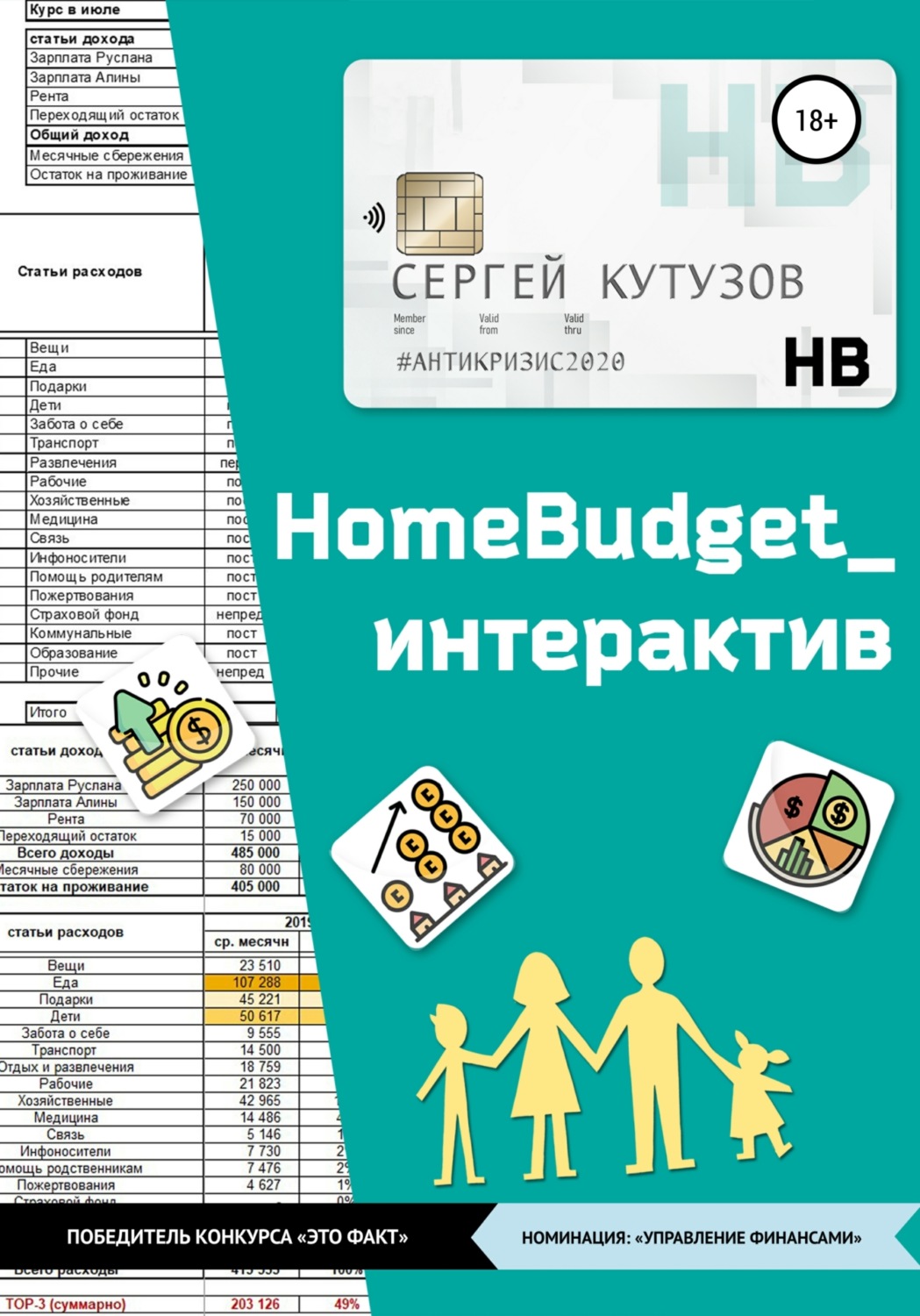 Обложка книги «HomeBudget_интерактив#Антикризис2020»
