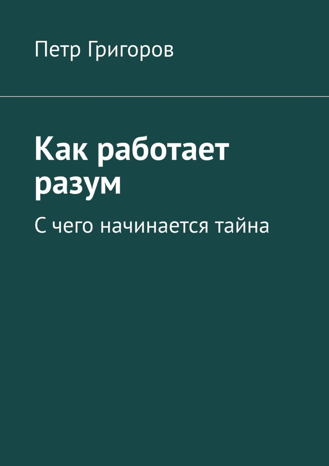 Обложка книги «Как работает разум. С чего начинается тайна»