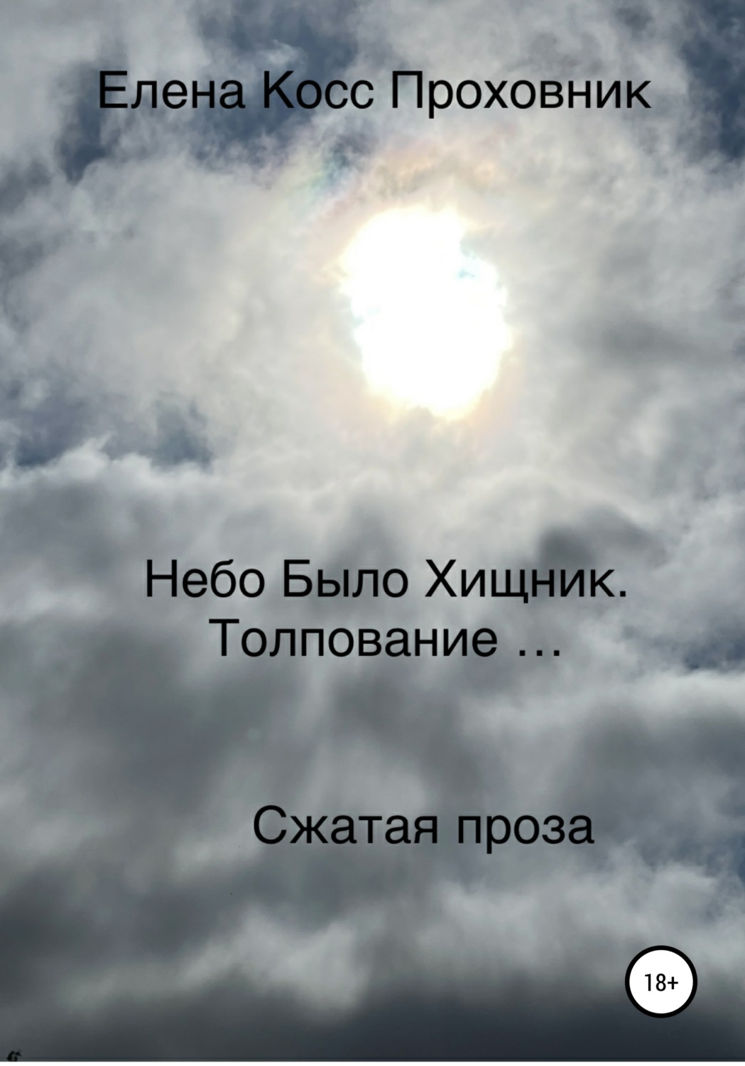 Обложка книги «Небо было хищник. Толпование…»