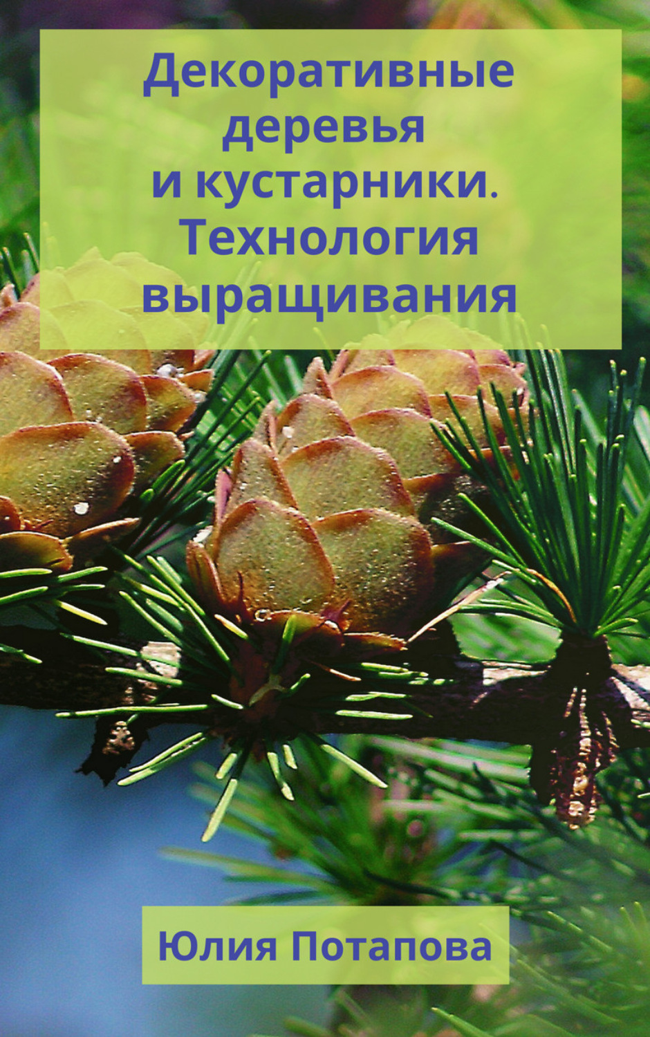 Обложка книги «Декоративные деревья и кустарники. Технологии выращивания»