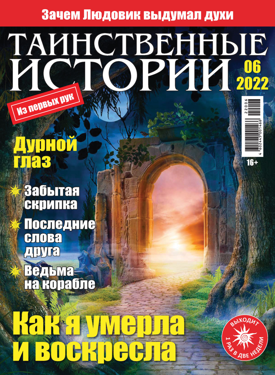 Обложка книги «Таинственные истории №06/2022»