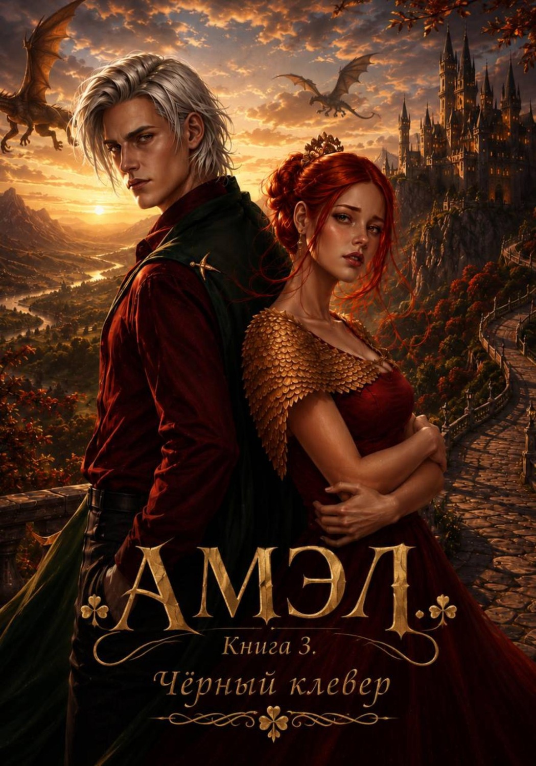 Обложка книги «Амэл. Книга 3. Чёрный клевер»