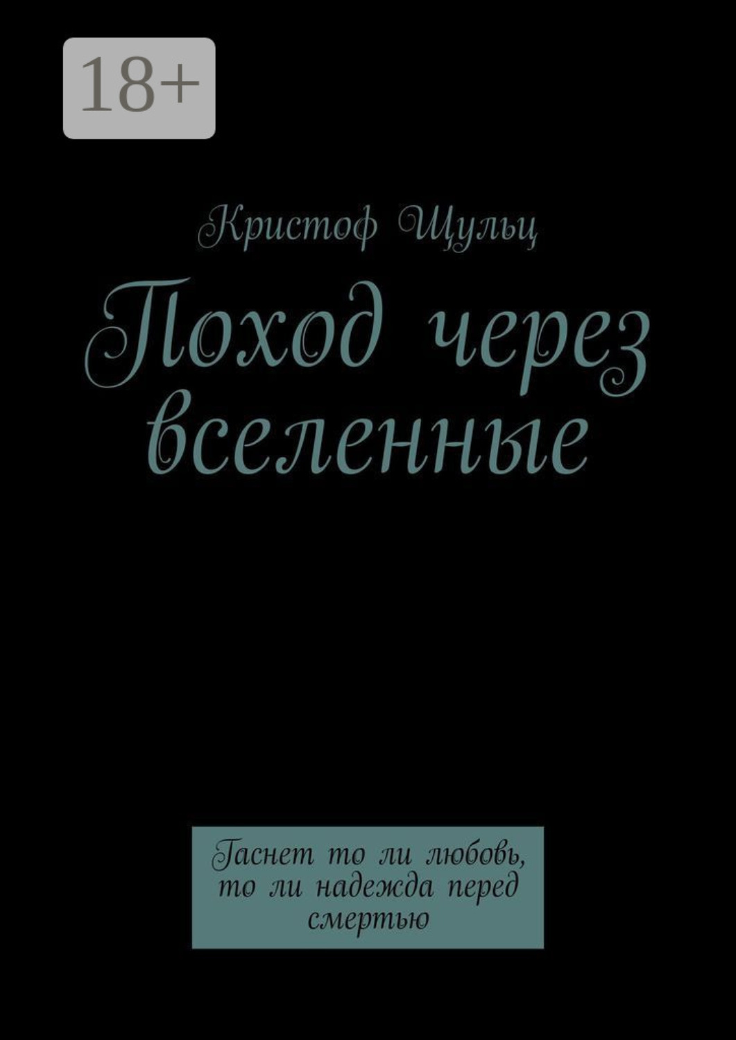 Обложка книги «Поход через вселенные. Гаснет то ли любовь, то ли надежда перед смертью»