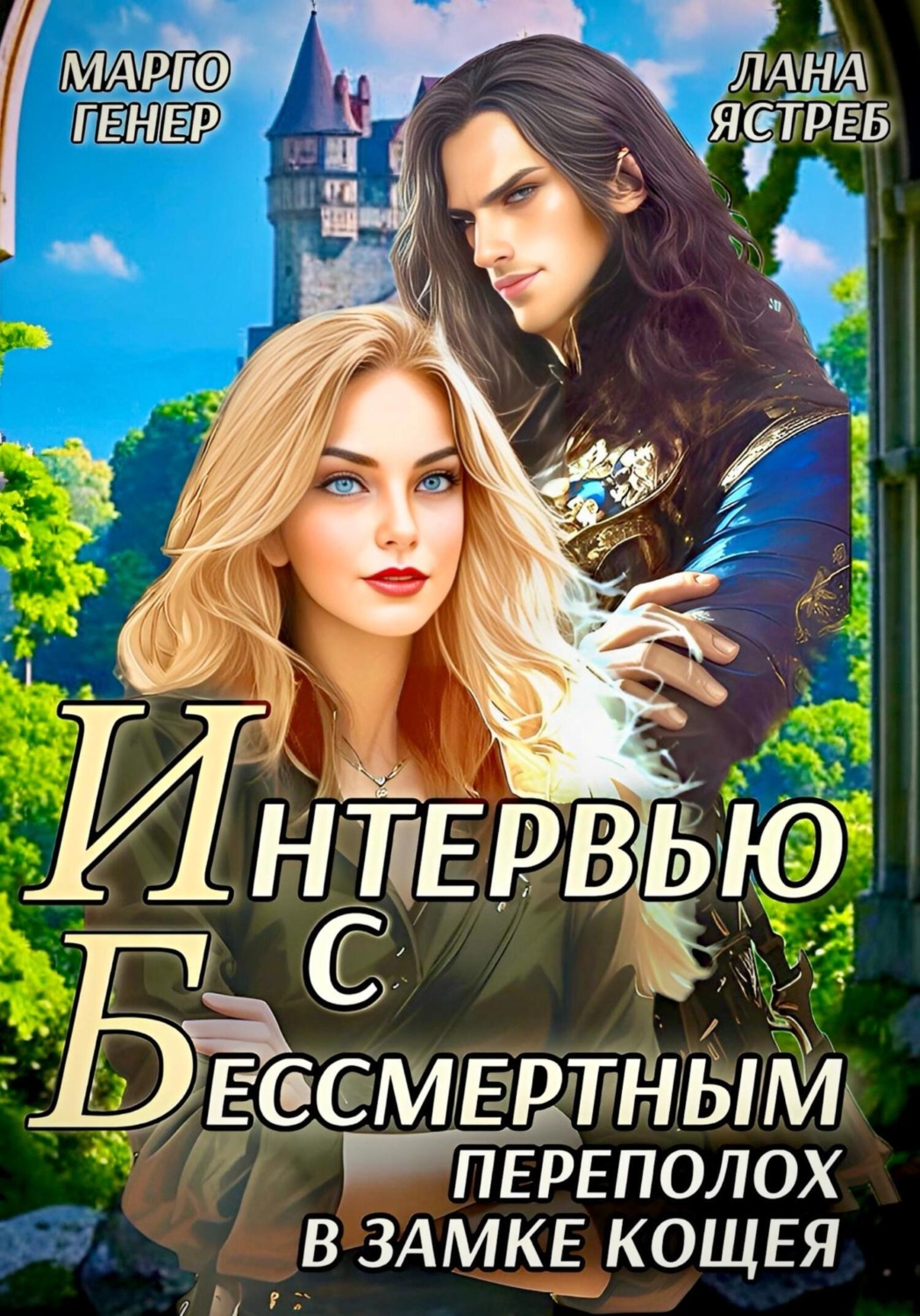 Обложка книги «Интервью с Бессмертным. Переполох в замке Кощея»