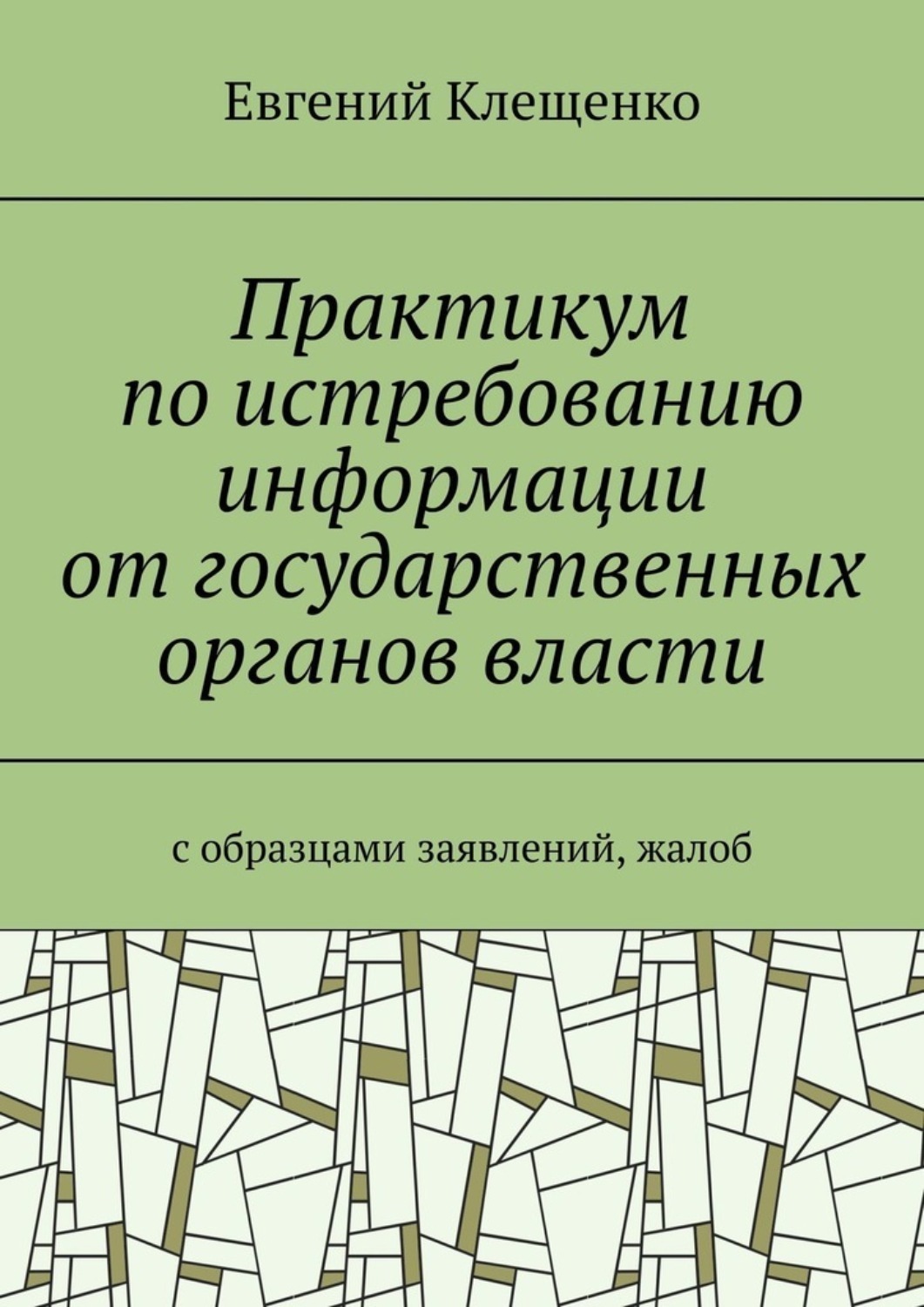Обложка книги «Практикум по истребованию информации от государственных органов власти. C образцами заявлений, жалоб»