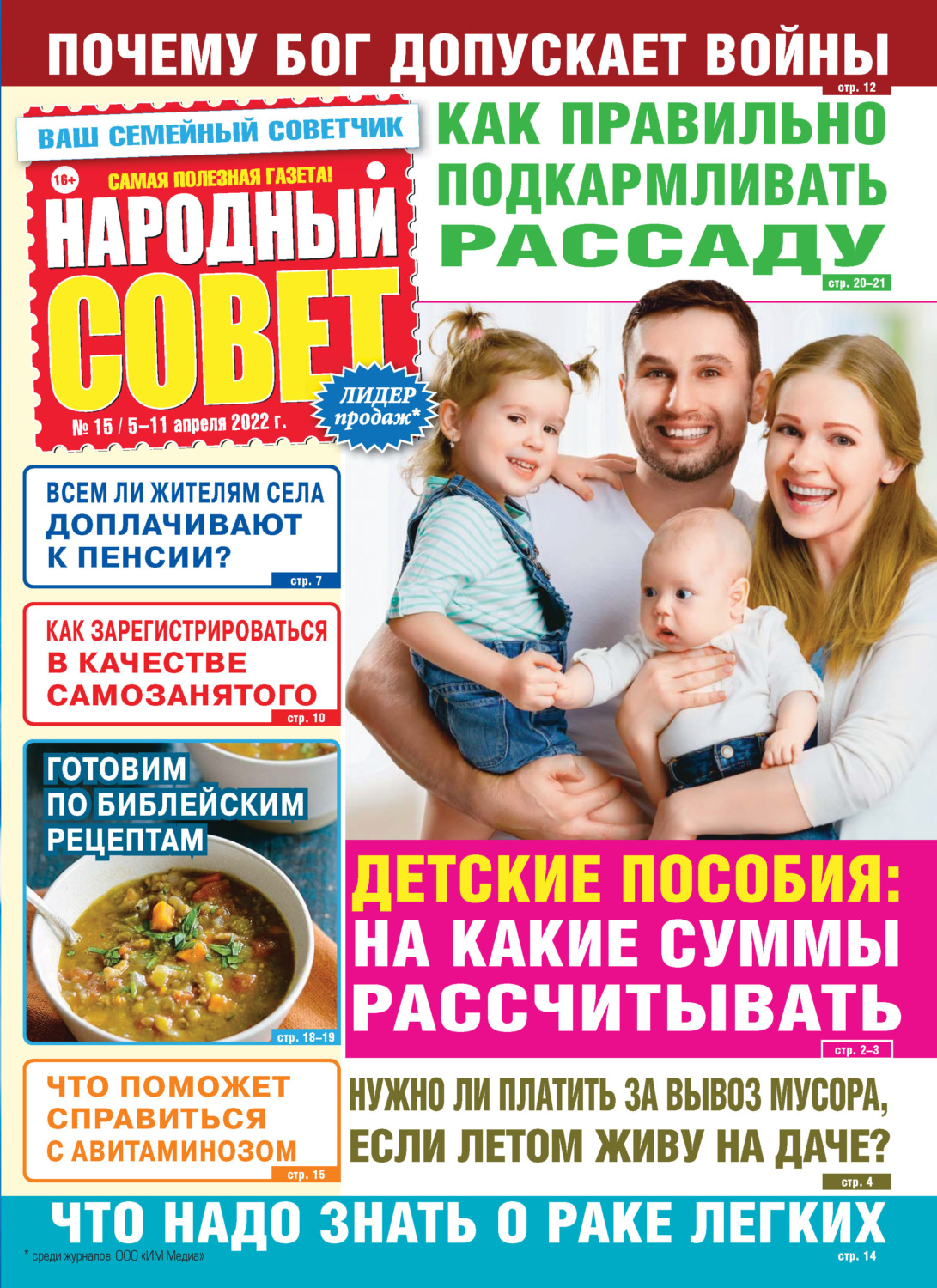Обложка книги «Народный совет №15/2022»
