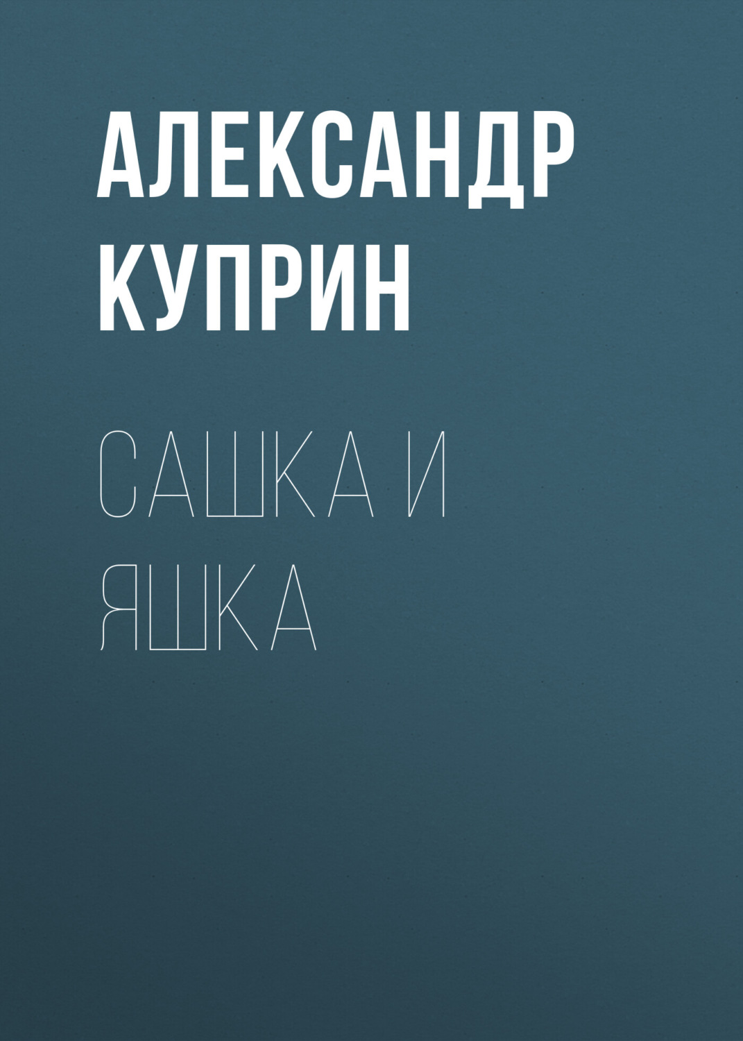 Обложка книги «Сашка и Яшка»