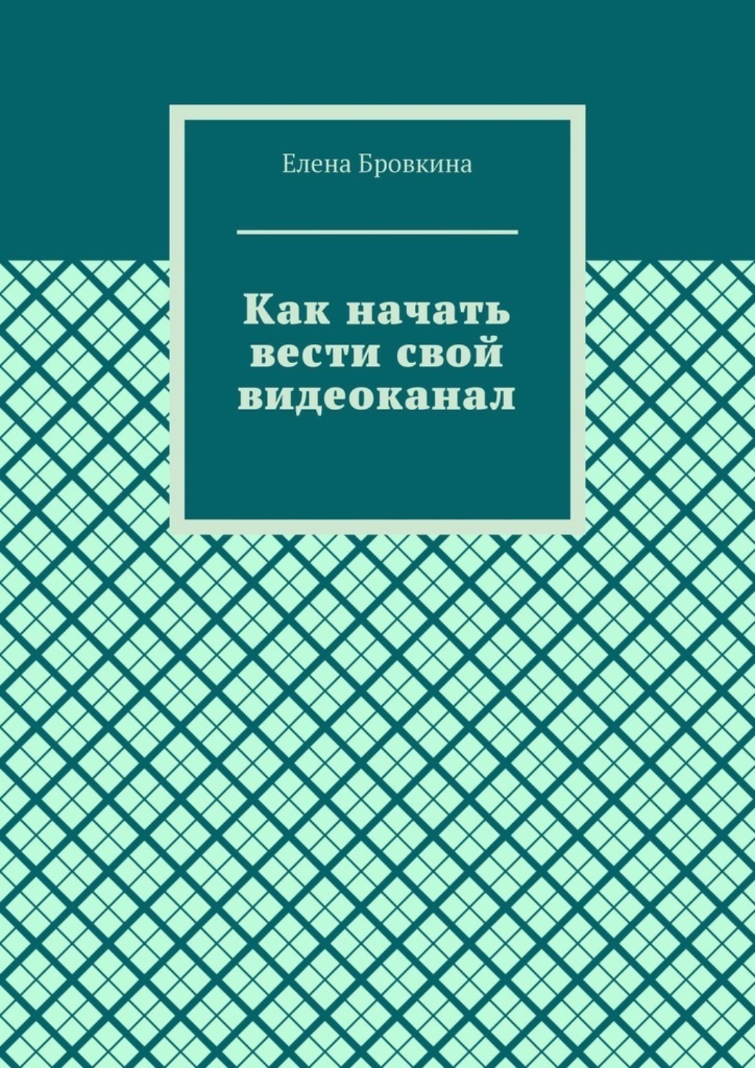 Обложка книги «Как начать вести свой видеоканал»