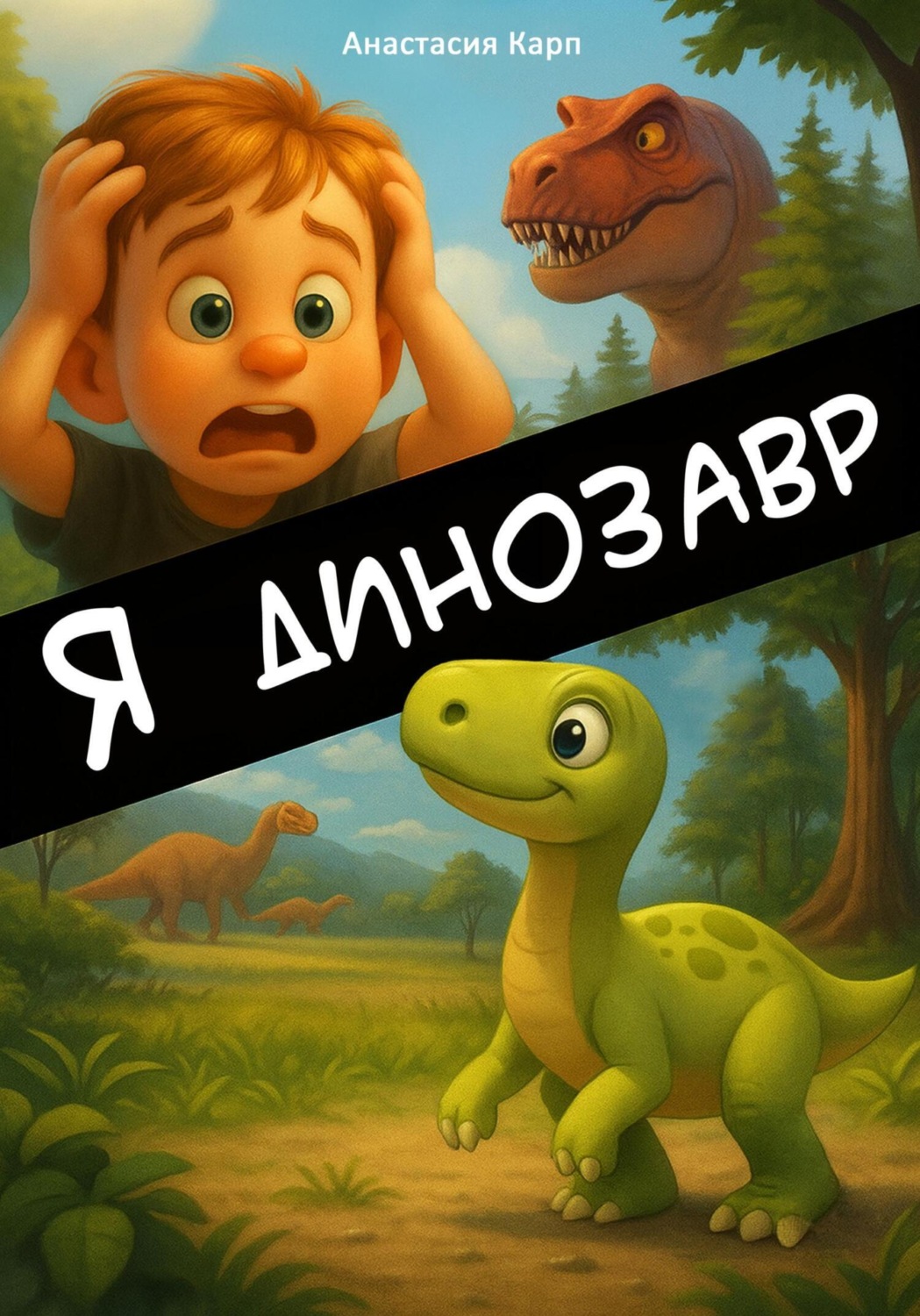 Обложка книги «Я динозавр»