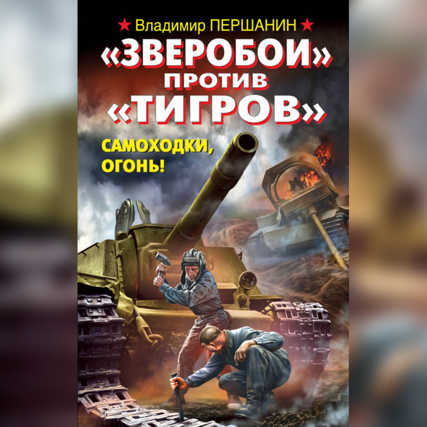 Обложка книги ««Зверобои» против «Тигров». Самоходки, огонь!»