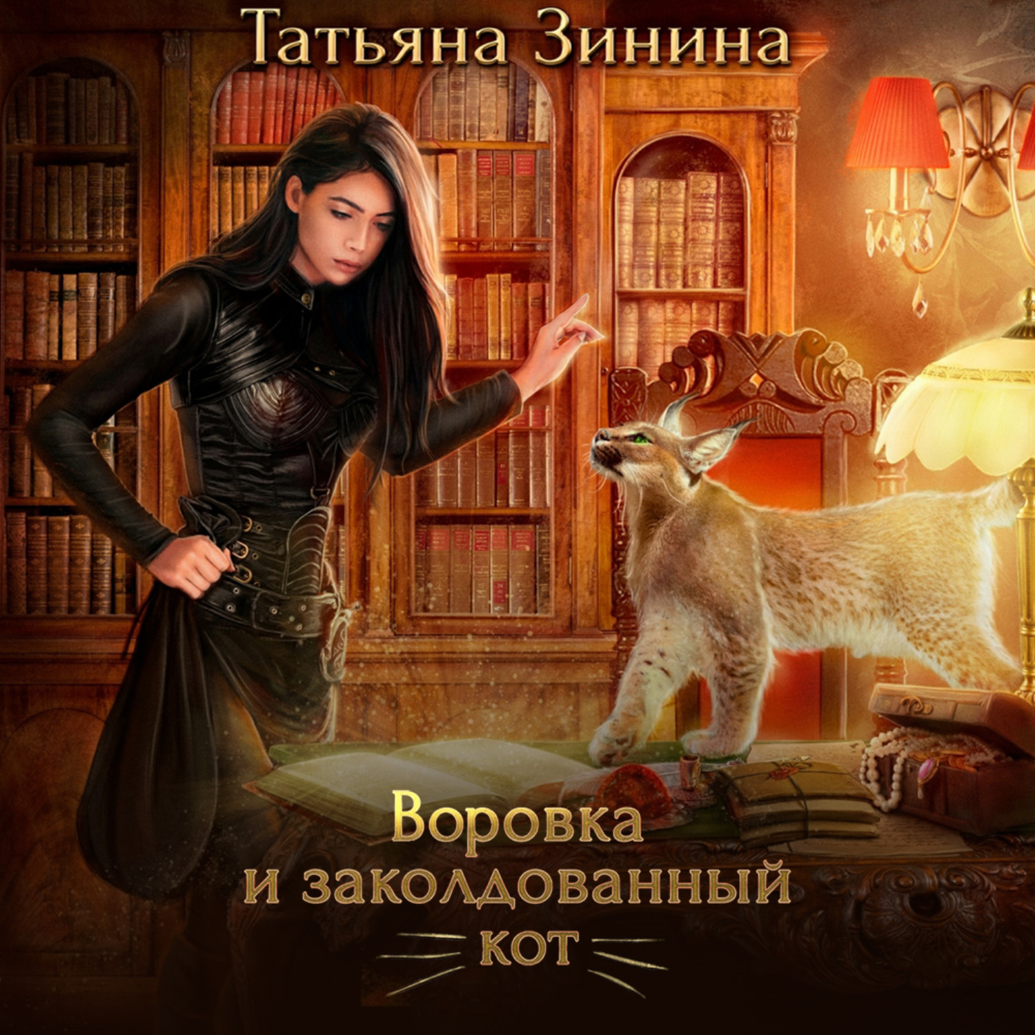 Обложка книги «Воровка и заколдованный кот»