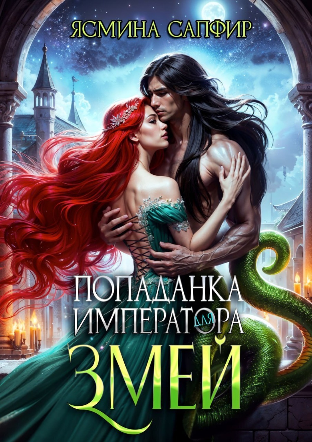 Обложка книги «Попаданка для императора змей»