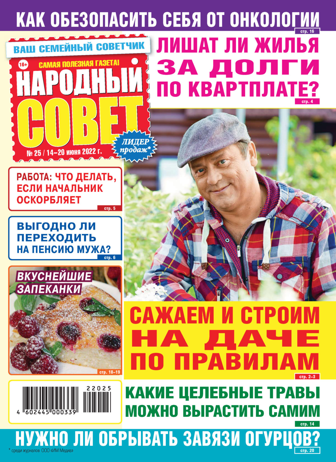Обложка книги «Народный совет №25/2022»