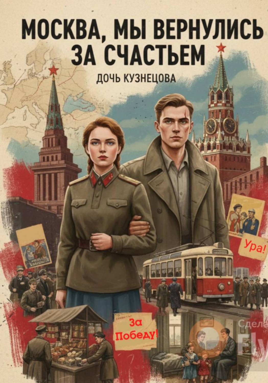 Обложка книги «Москва, мы вернулись за счастьем»