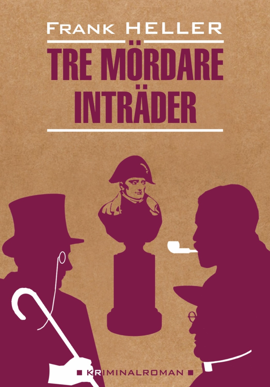 Обложка книги «Входят трое убийц / Tre mördare inträder. Книга для чтения на шведском языке»