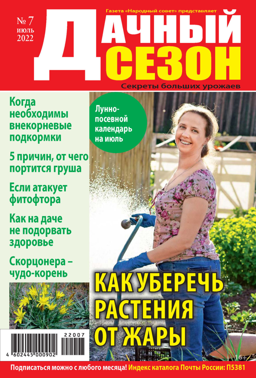 Обложка книги «Дачный сезон №07/2022»