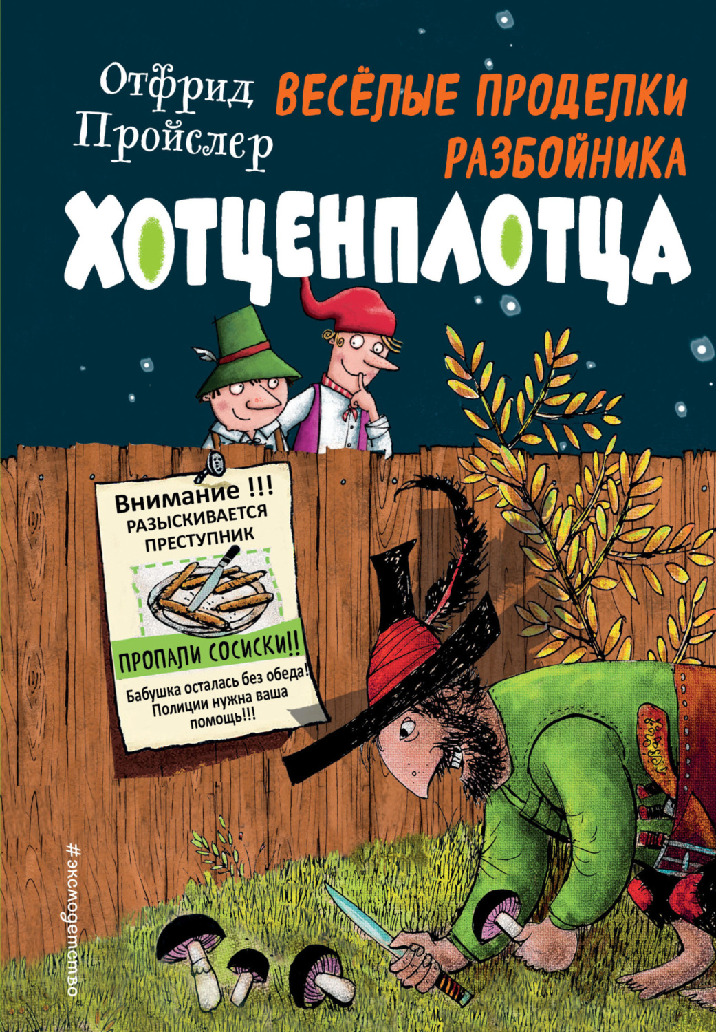 Обложка книги «Весёлые проделки разбойника Хотценплотца»