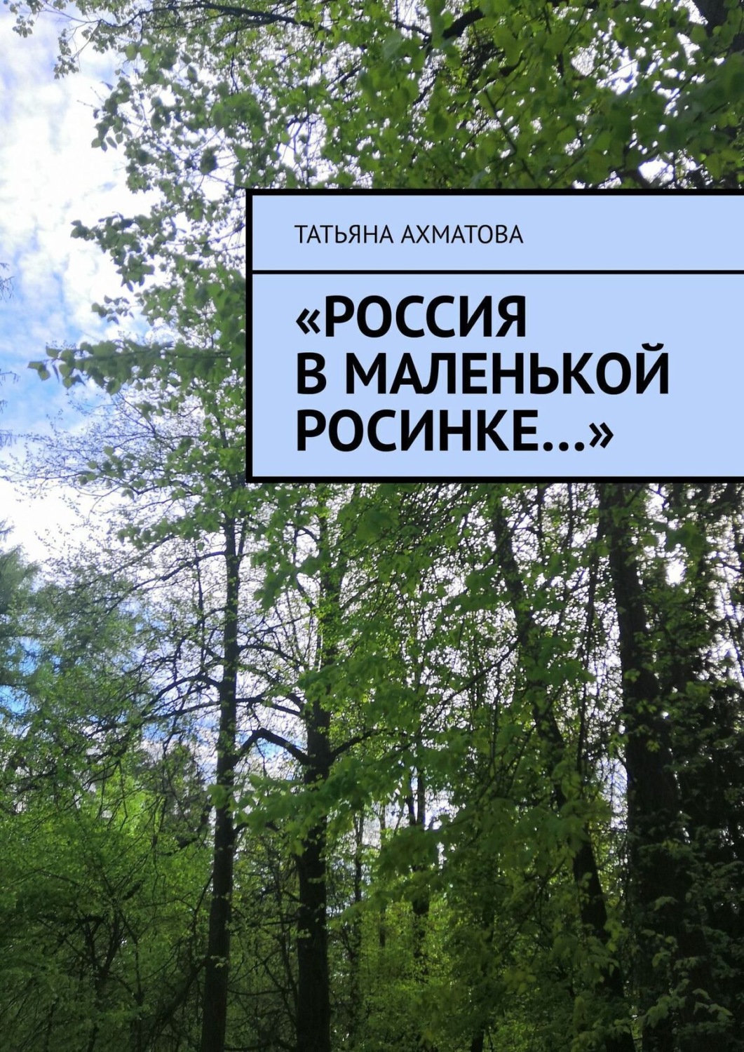 Обложка книги ««Россия в маленькой росинке…»»