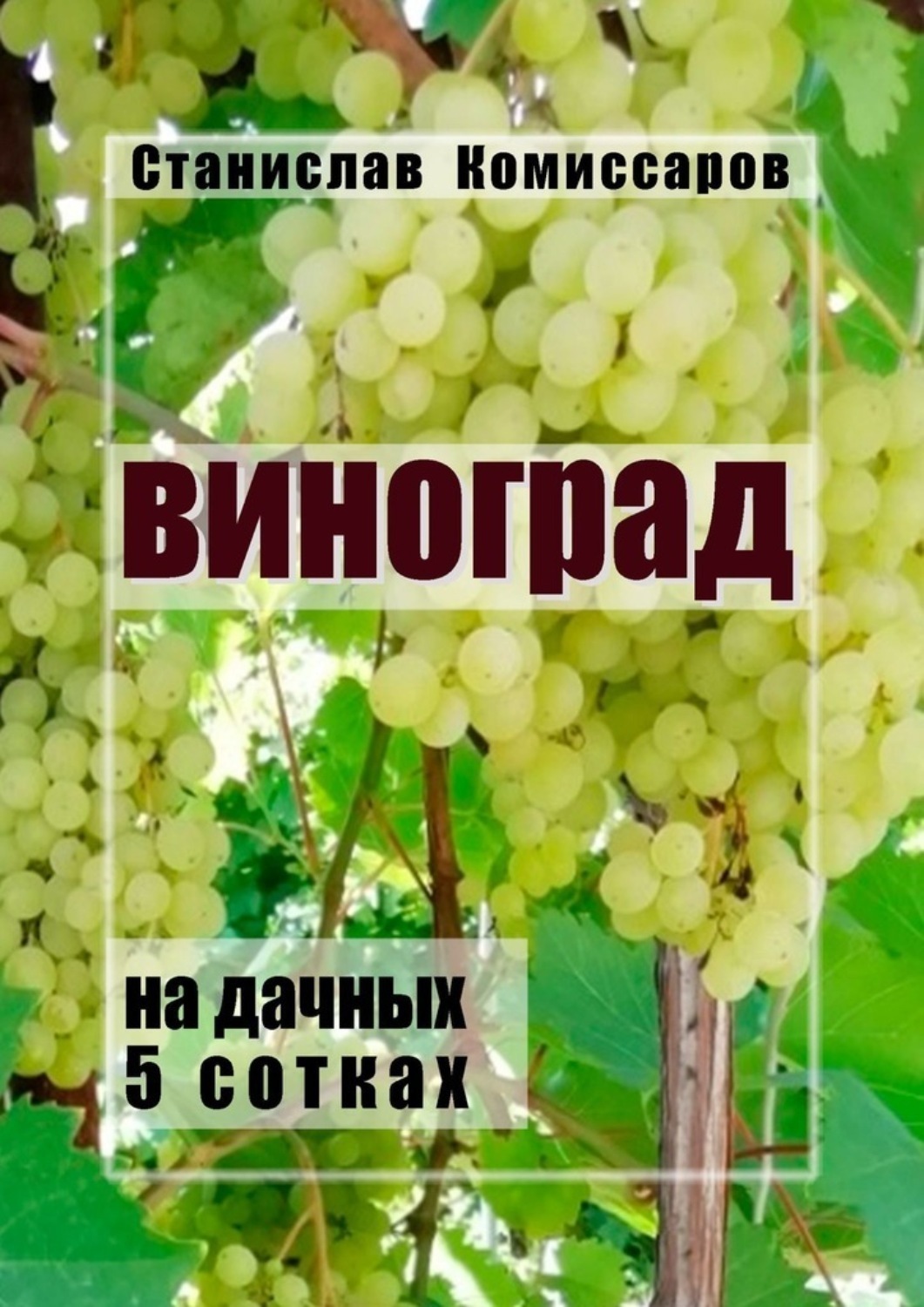 Обложка книги «Виноград на дачных 5 сотках. Издание второе, исправленное и дополненное»