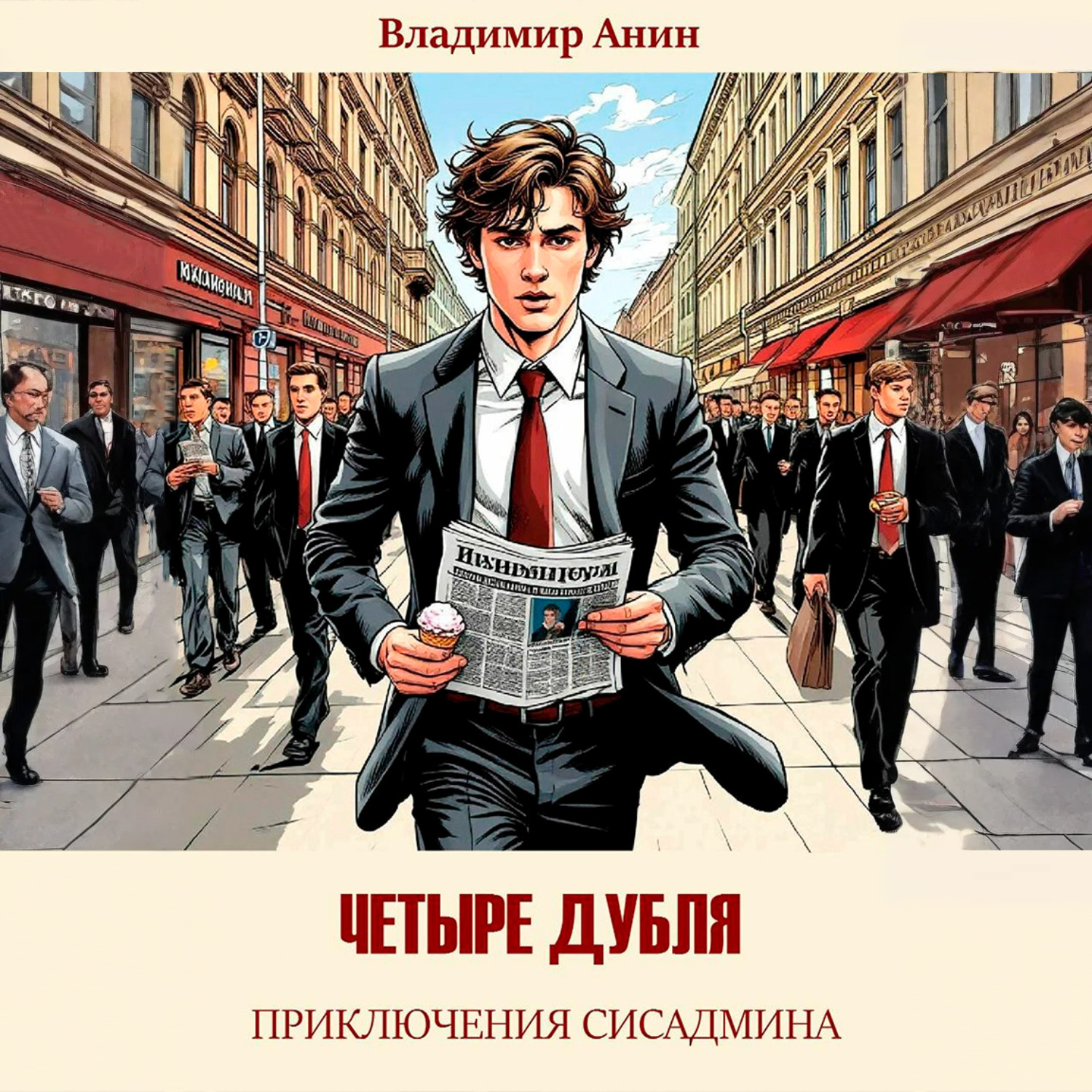 Обложка книги «Четыре дубля. Приключения сисадмина»