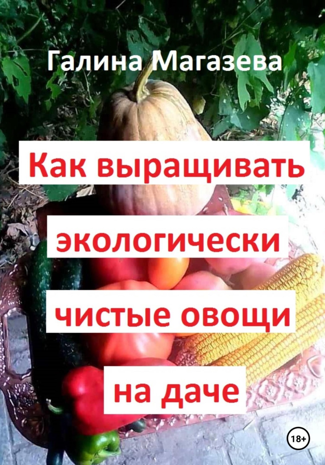 Обложка книги «Как выращивать экологически чистые овощи на даче»