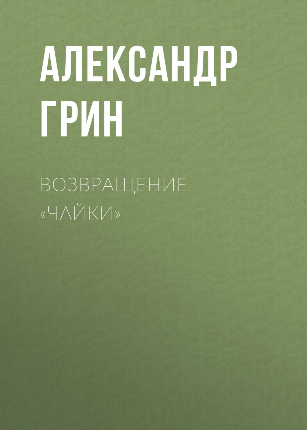 Обложка книги «Возвращение «Чайки»»