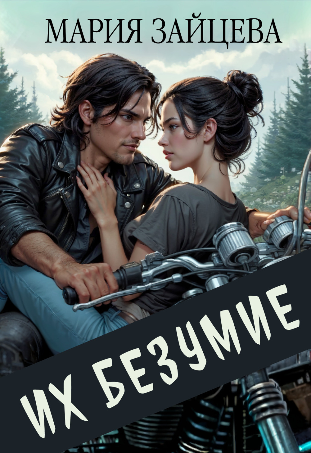Обложка книги «Их безумие»