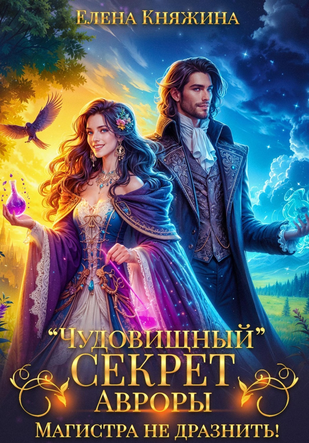 Обложка книги ««Чудовищный» секрет Авроры, или Магистра не дразнить!»