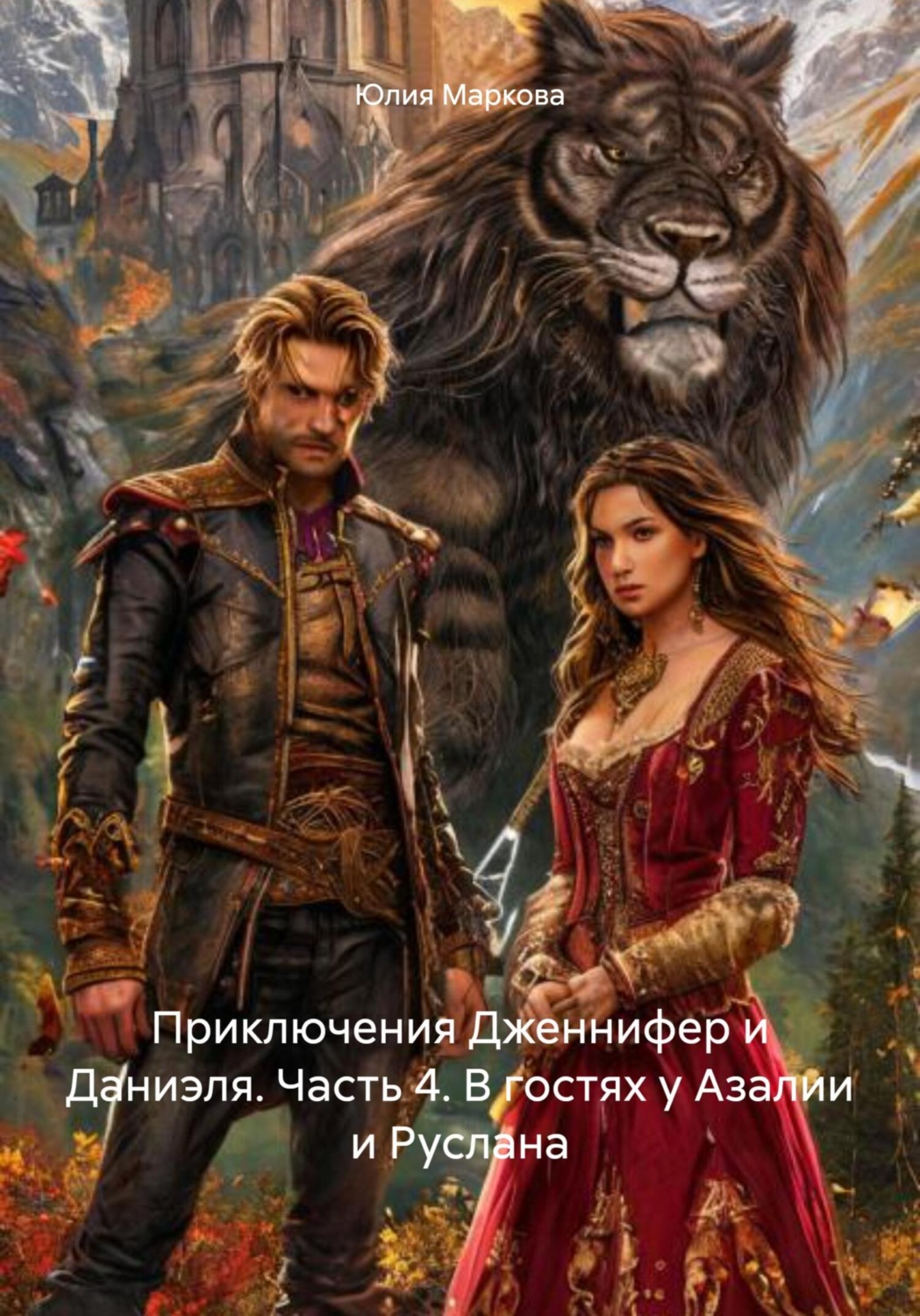 Обложка книги «Приключения Дженнифер и Даниэля. Часть 4. В гостях у Азалии и Руслана»
