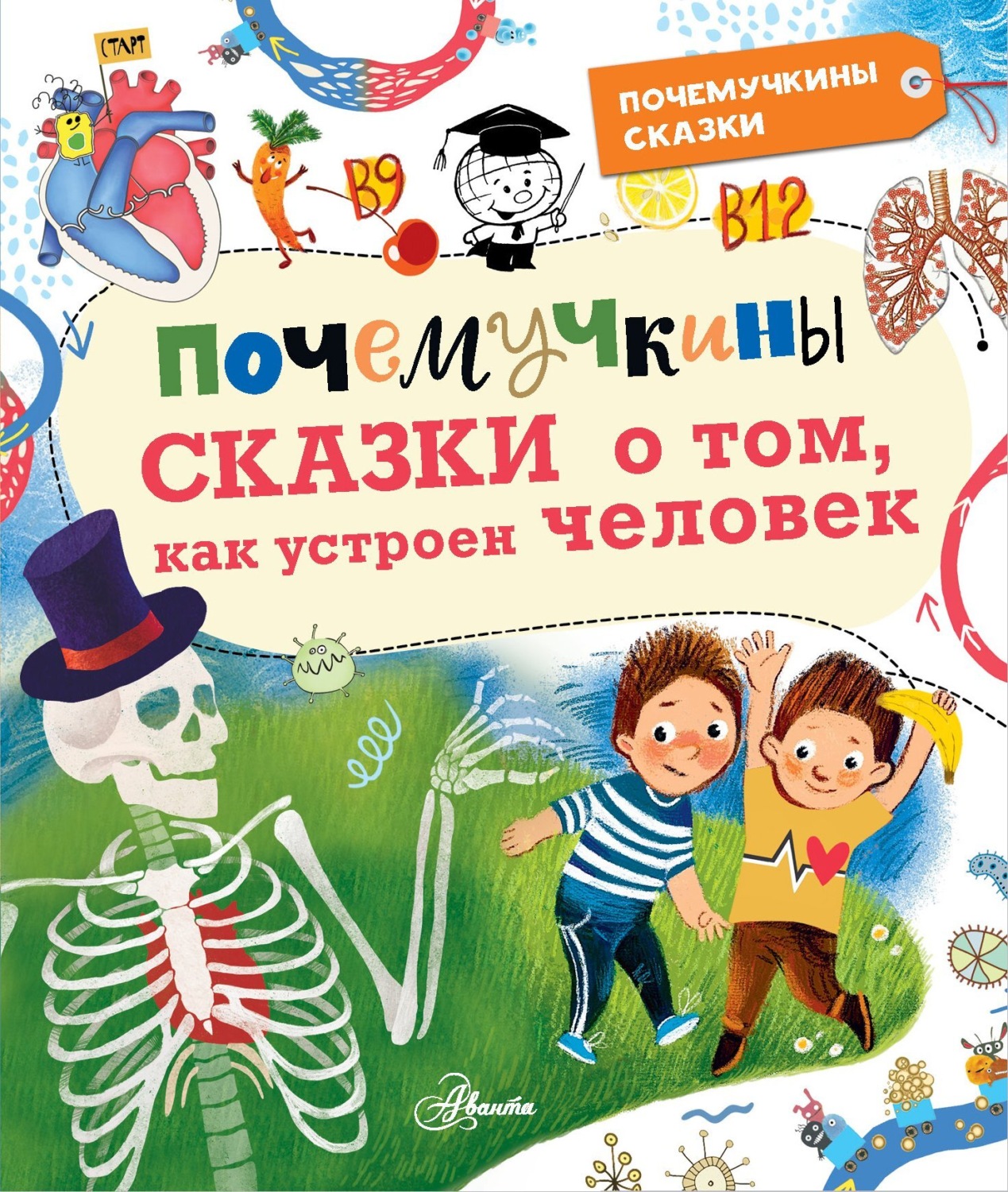 Обложка книги «Почемучкины сказки о том, как устроен человек»