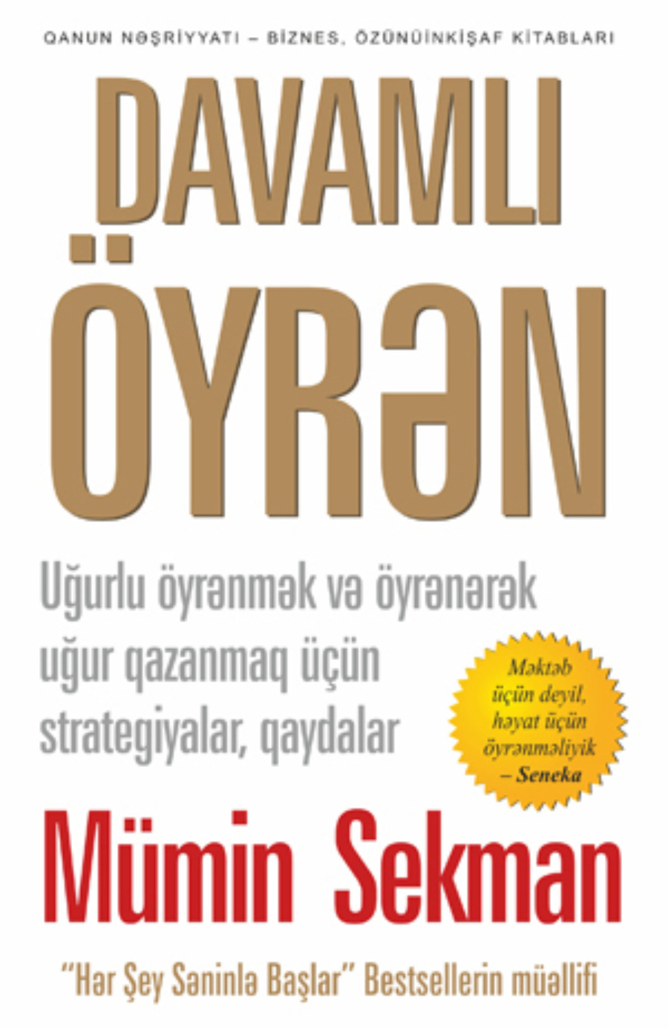 Обложка книги «DAVAMLI ÖYRƏN»