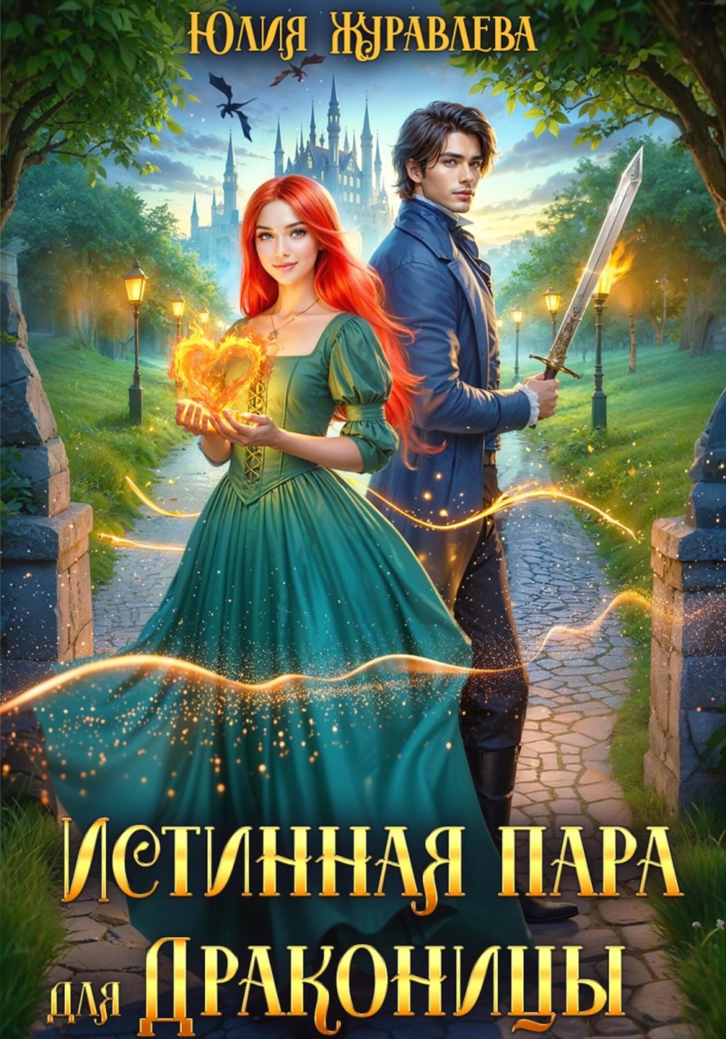 Обложка книги «Истинная пара для драконицы»