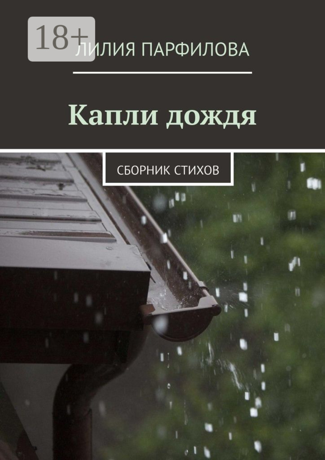 Обложка книги «Капли дождя. Сборник стихов»
