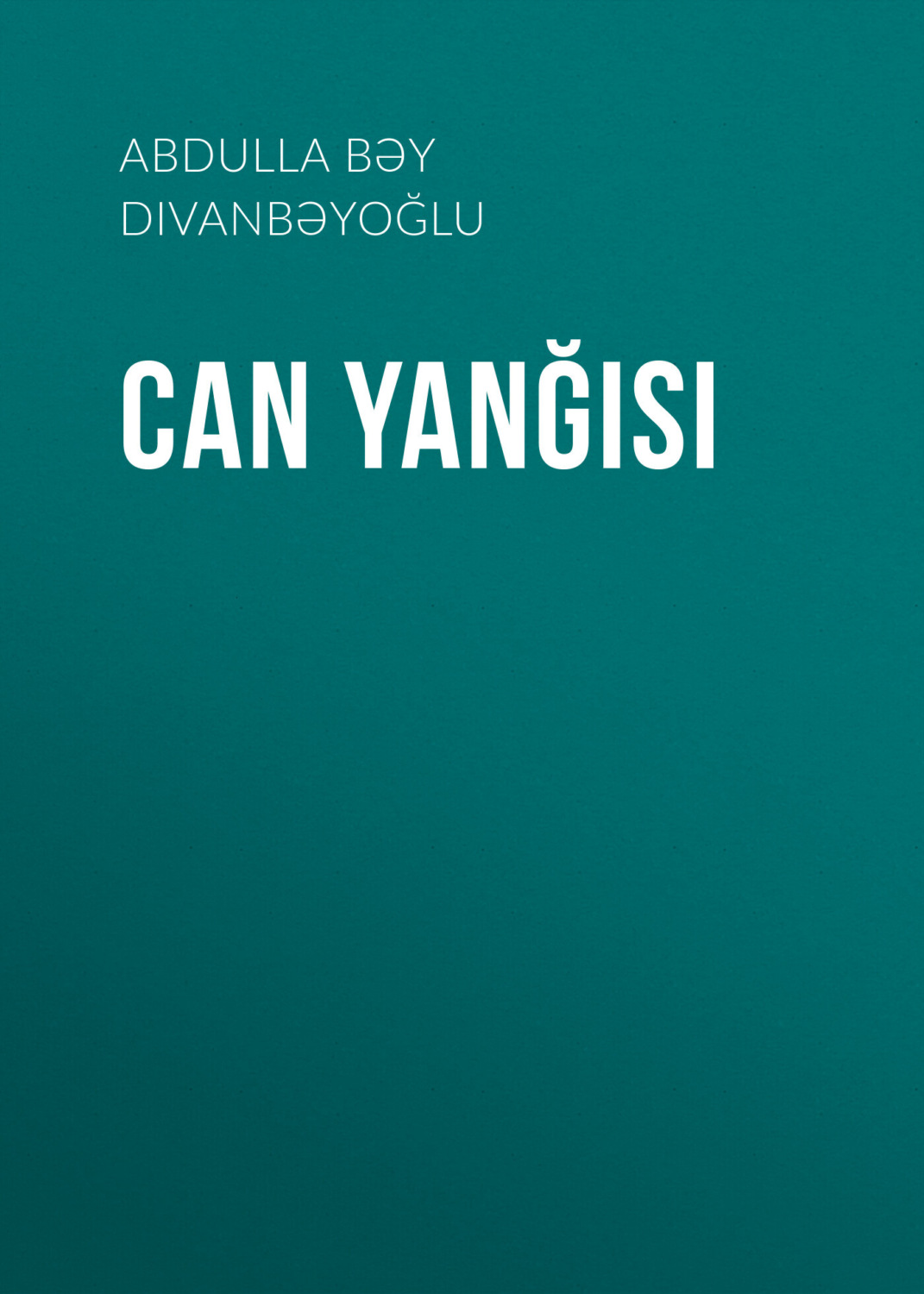 Обложка книги «Can yanğısı»
