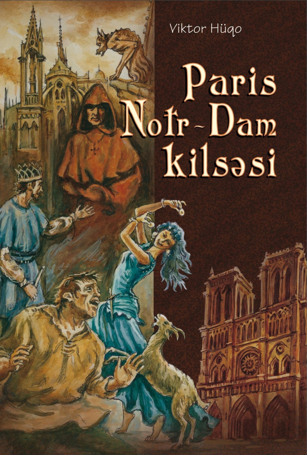 Обложка книги «Paris Notrdam kilsəsi»