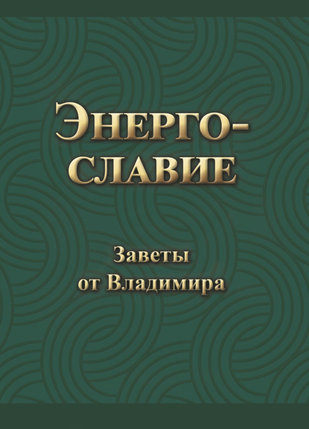 Обложка книги «Энергославие. Заветы от Владимира»