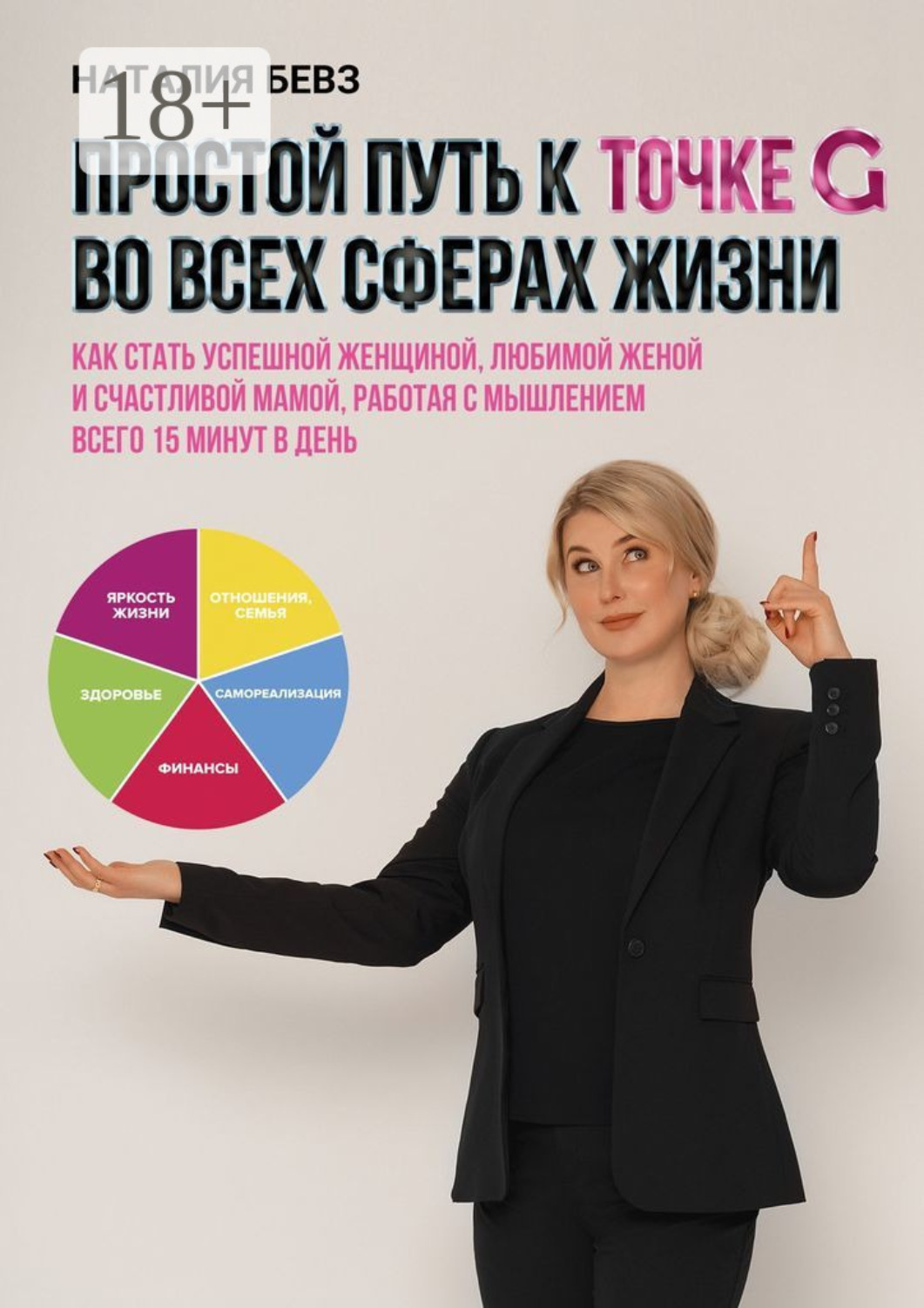 Обложка книги «Простой путь к точке G во всех сферах жизни. Как стать успешной женщиной, любимой женой и счастливой мамой, работая с мышлением всего 15 минут в день»