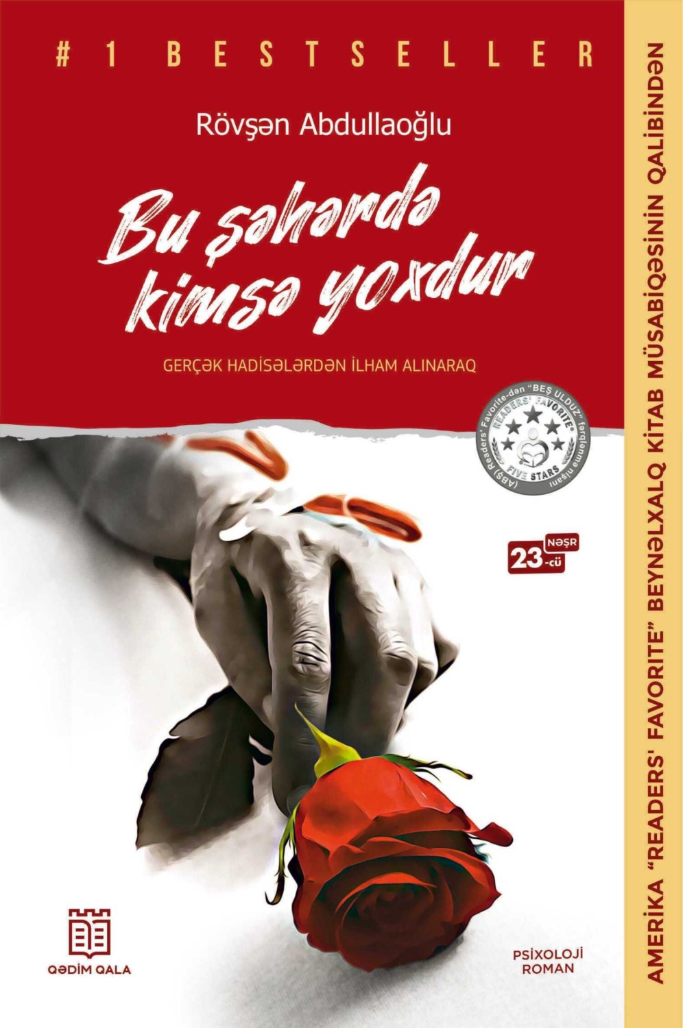 Обложка книги «Bu şəhərdə kimsə yoxdur»