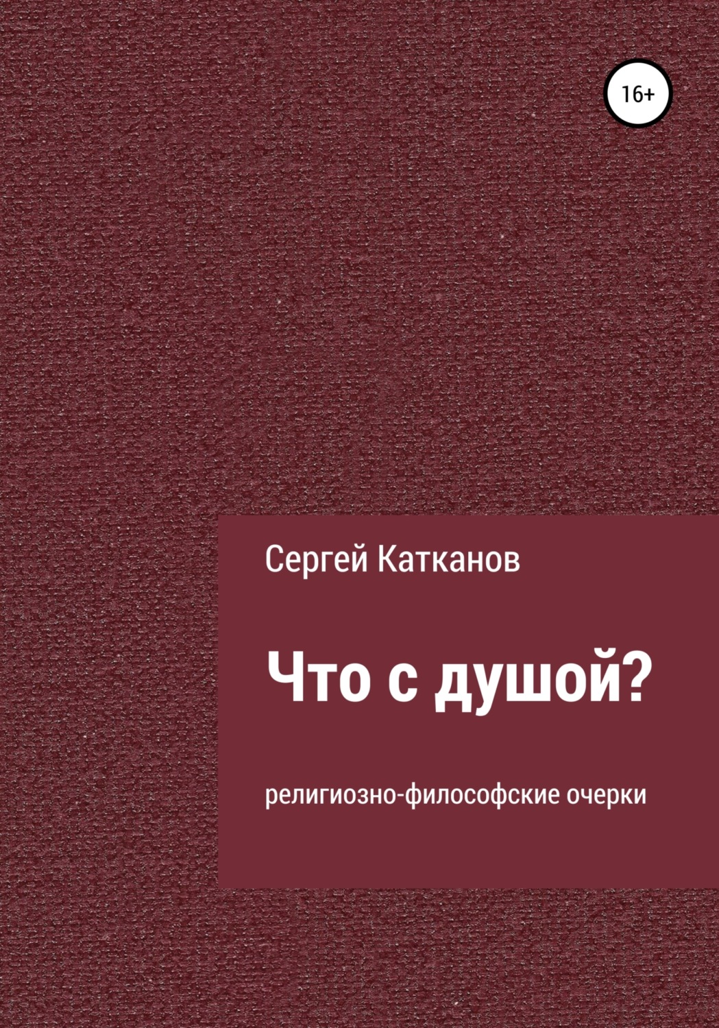 Обложка книги «Что с душой?»