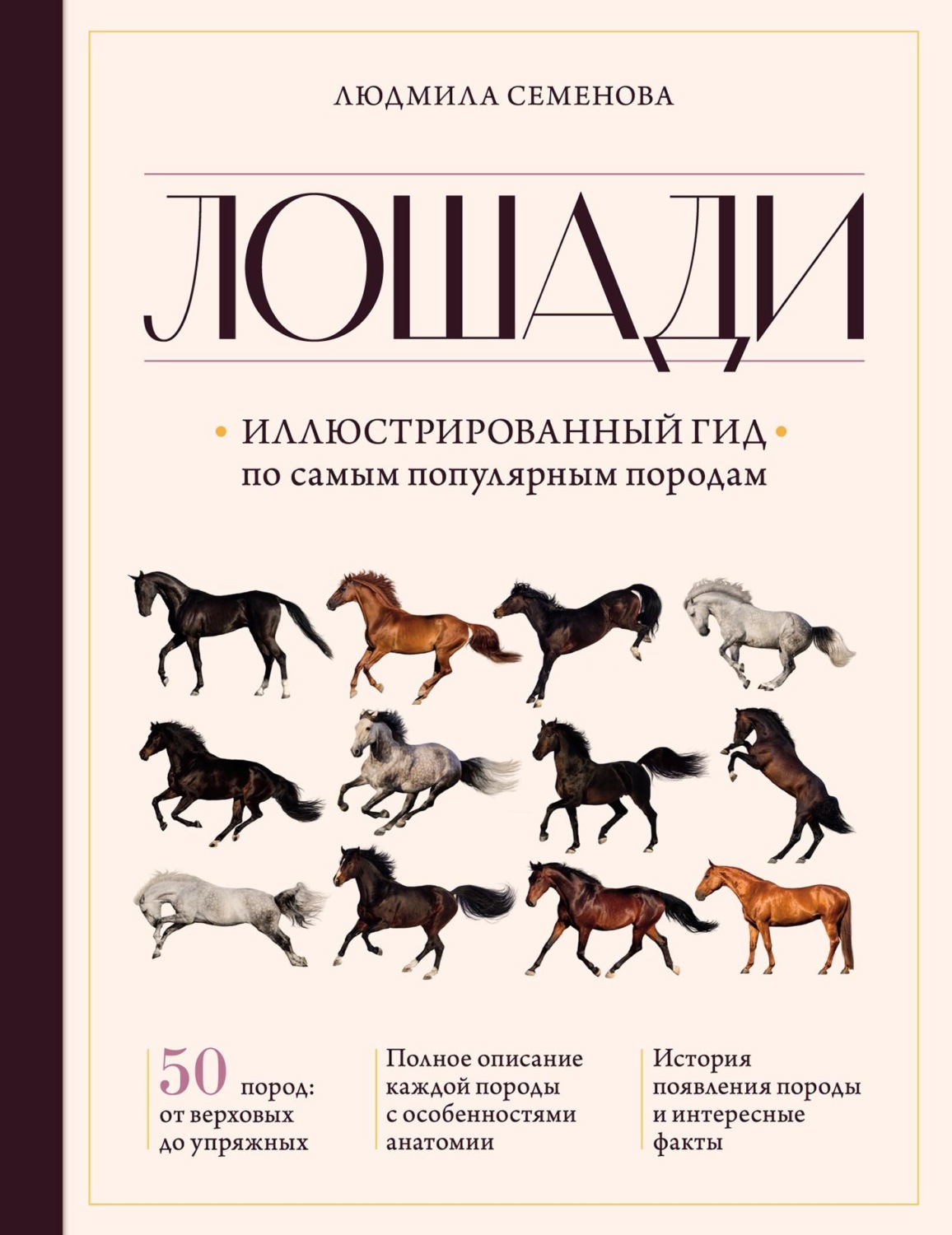 Обложка книги «Лошади. Иллюстрированный гид по самым популярным породам»