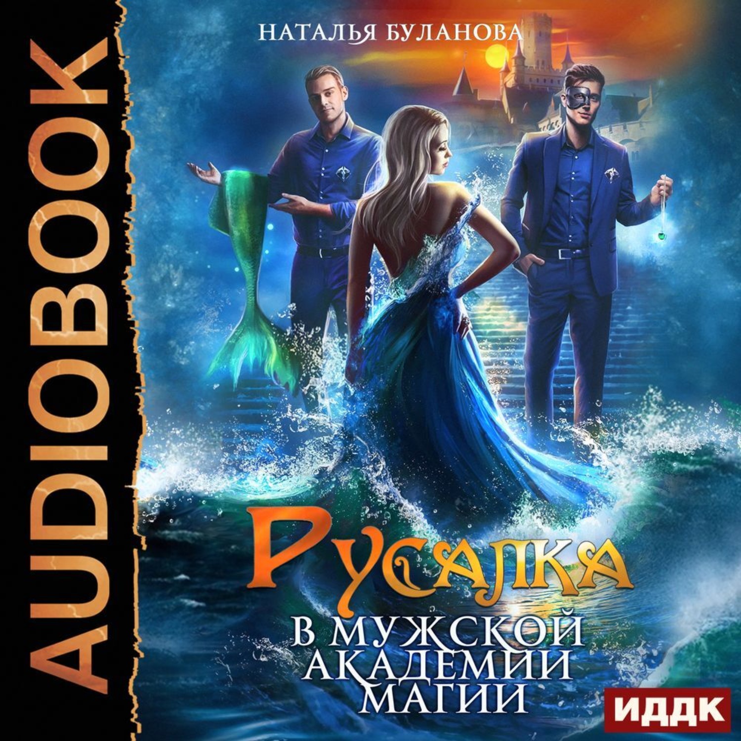 Обложка книги «Русалка в мужской академии магии»